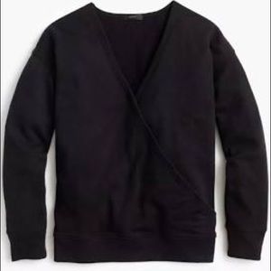 Jcrew Wrap Sweatshirt Top XS